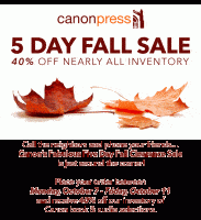 Canon Fall Sale 2013