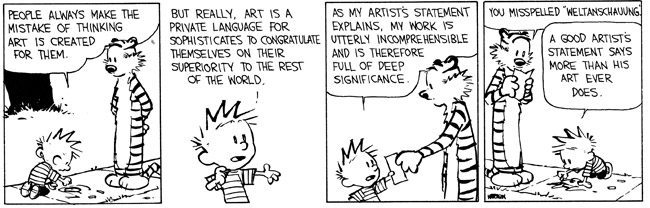 Calvin and Art