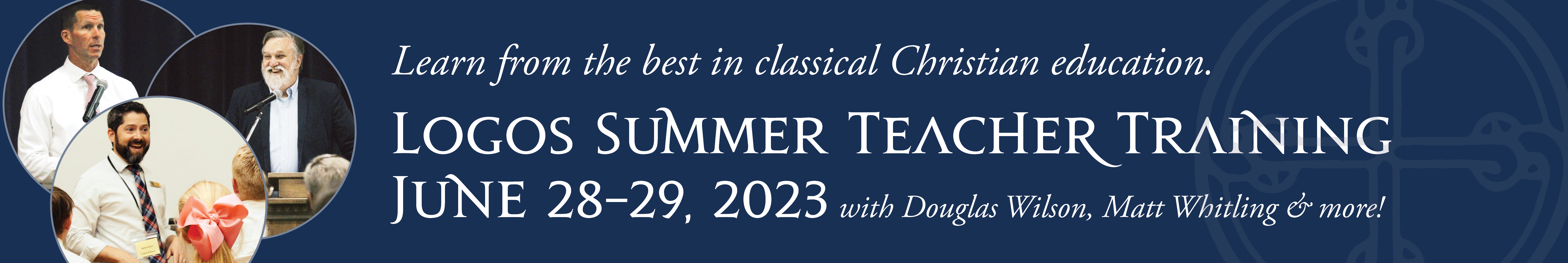 2023 Logos Summer Training Mablog banner