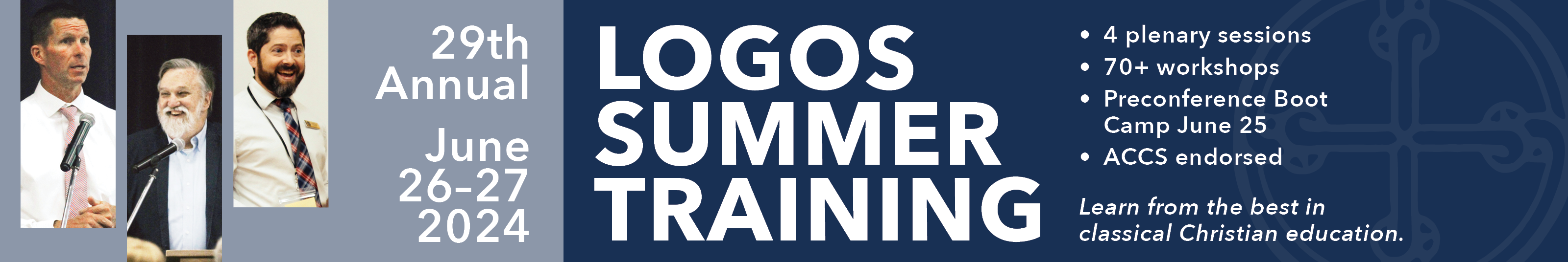 2024 Logos Summer Training Mablog banner